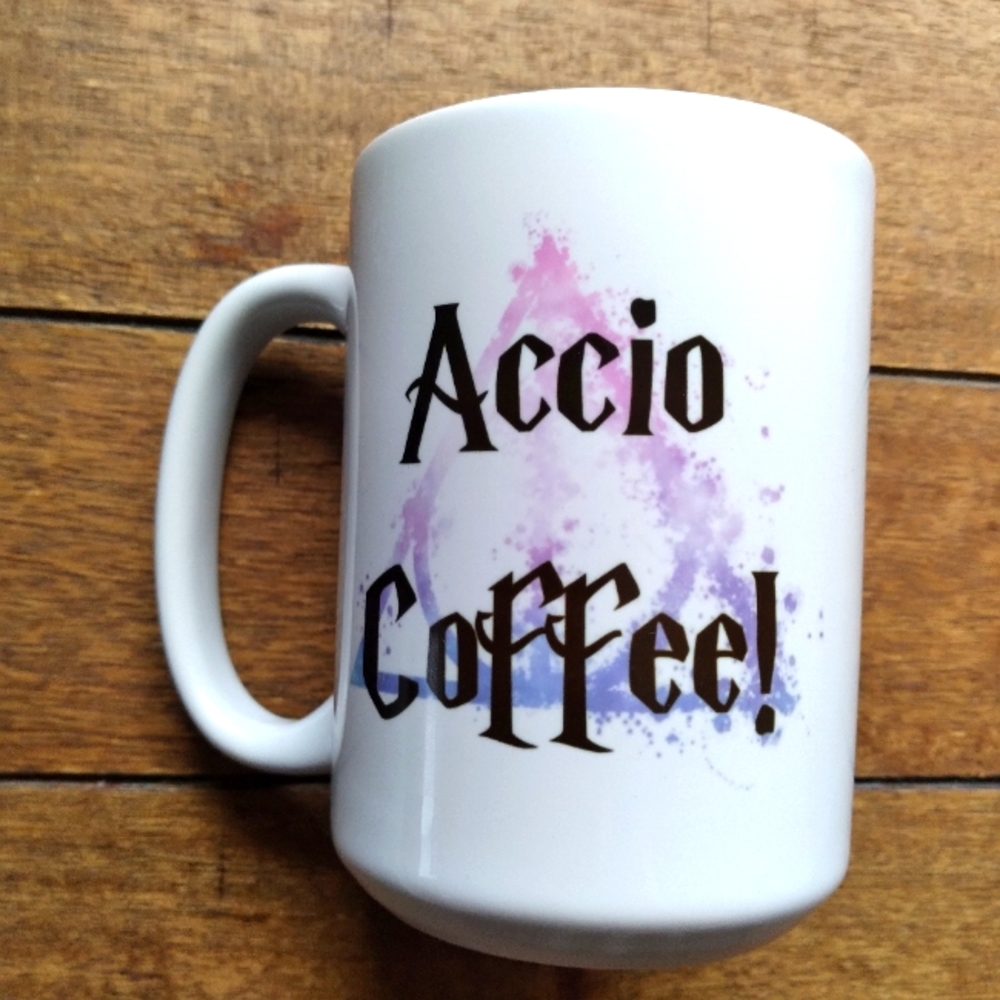 Accio Coffee Mug (HP inspired)